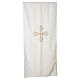 Lectern cover with gold JHS embroidery and vine motif s7