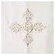 Lectern cover with gold JHS embroidery and vine motif s8