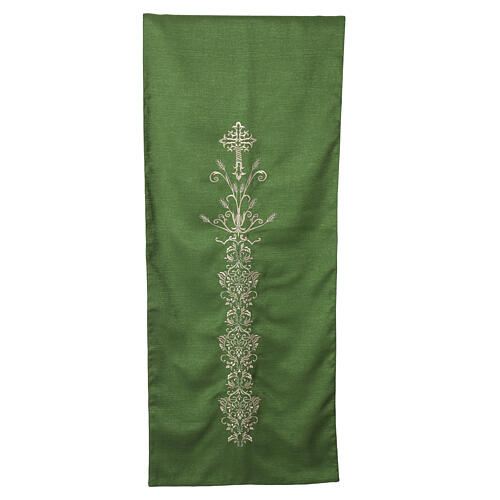 Lectern Cover with Gold Embroidery Decor and Ears of Wheat 3