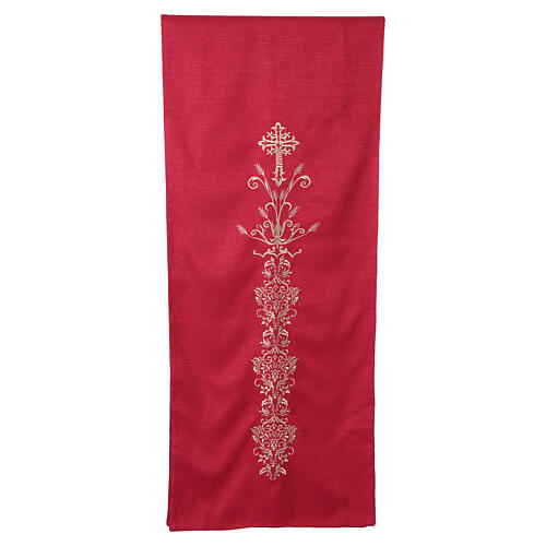 Lectern Cover with Gold Embroidery Decor and Ears of Wheat 5