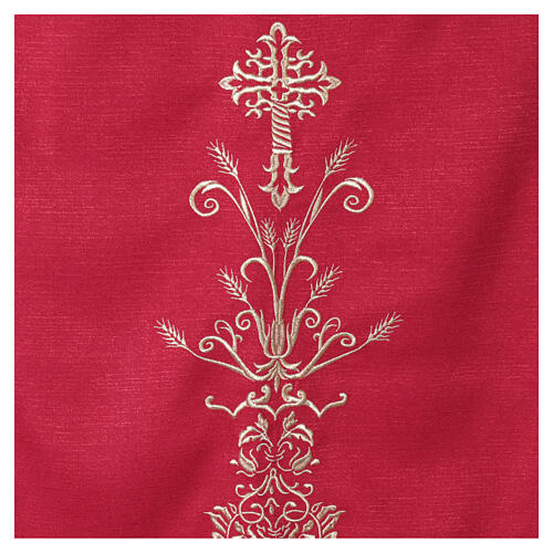 Lectern Cover with Gold Embroidery Decor and Ears of Wheat 6