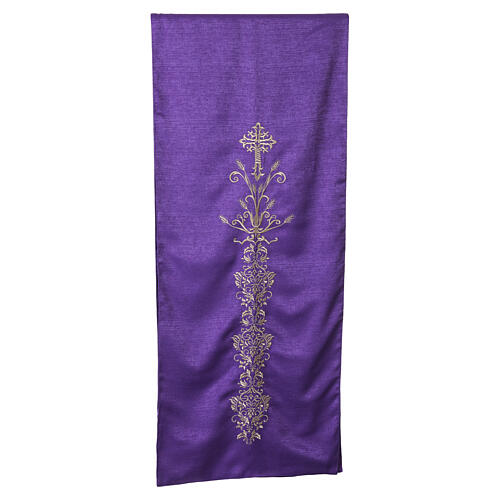 Lectern Cover with Gold Embroidery Decor and Ears of Wheat 9