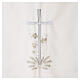 Lectern cover with silver-embroidered cross and golden ears of wheat s8