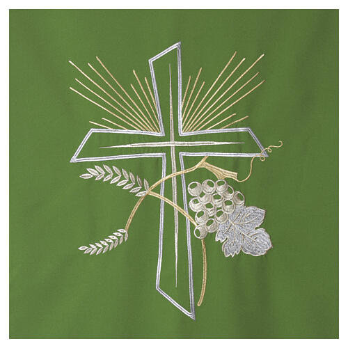 Lectern cover ears of wheat and vine embroidery 4