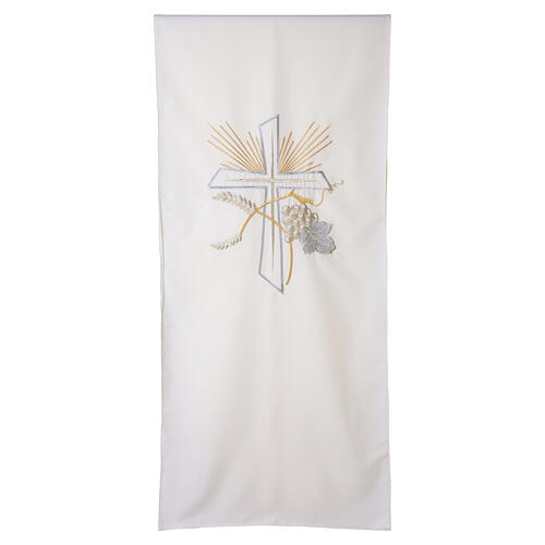 Voile de lutrin broderies épis et vigne 7