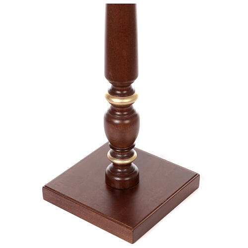 Golden decorated wood lectern 8