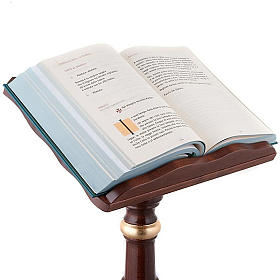 Leggii a colonna: Leggio a colonna legno decori dorati