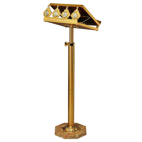 Lesepult, Goldmessing 4 Evangelisten 1