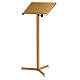 Lectern in golden painted iron s1