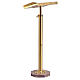Lesepult, Goldmessing und Marmor s1