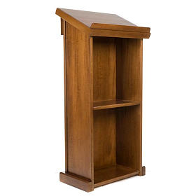 Atriles con columna: Ambón madera de nogal