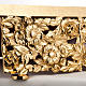 Book stand made of gold-plated cast brass s3