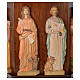 Ambona rzeźbiona ręcznie 4 ewangeliści relief 130x90x45 cm s5