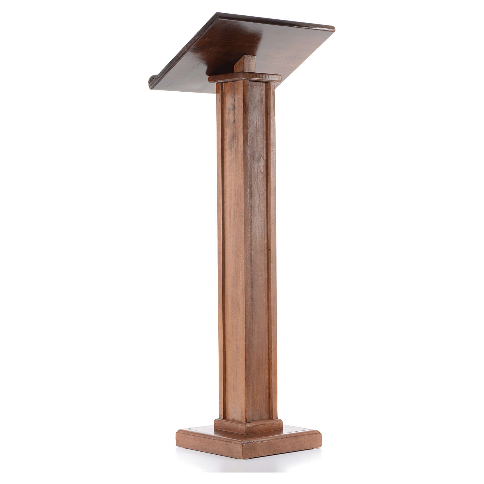 Lectern in wood with adjustable height 120x45x34cm 