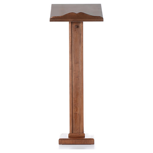 Lectern in wood with adjustable height, 120x45x34cm 1