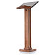 Lectern in wood with adjustable height, 120x45x34cm s2