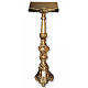 Lectern in carved wood, baroque style, gold leaf 120cm s1