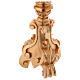 Atril estilo candelabro barroco, tallado con pan de oro 120cm s6