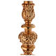 Lectern in carved wood, baroque chandelier style, gold leaf 120c s5