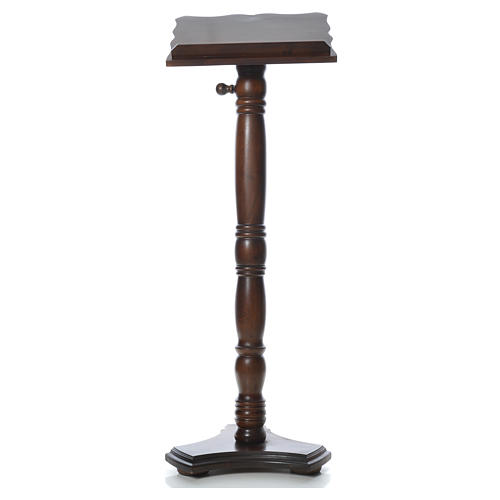 Pulpit stojący drewno lite tłoczone  regulowana wysokość h 130 cm 1