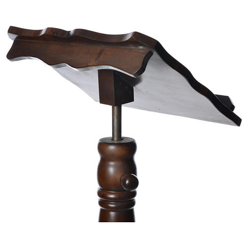 Pulpit stojący drewno lite tłoczone  regulowana wysokość h 130 cm 6