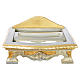 Pulpit na stół drewno płatek srebra złota s6