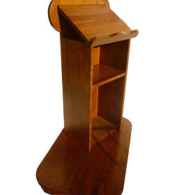 Lutrins sur pied: Ambon en bois massif avec estrade 135x110x70 cm