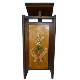 Lesepulte: Ambo aus Holz verstellbar, 130cm hoch