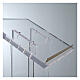 Molina lectern in perspex s3