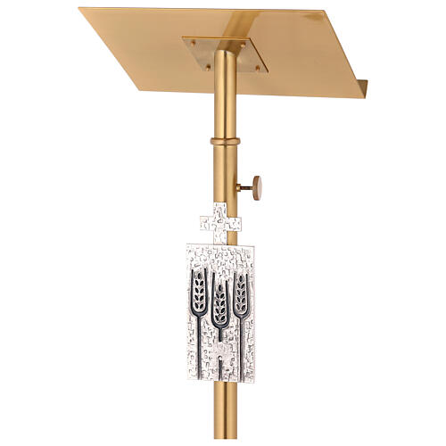 Molina lectern bookstand in golden brass 2