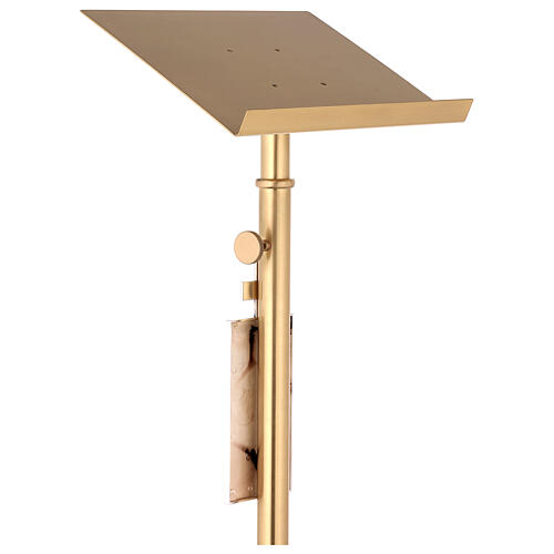 Molina lectern bookstand in golden brass 4