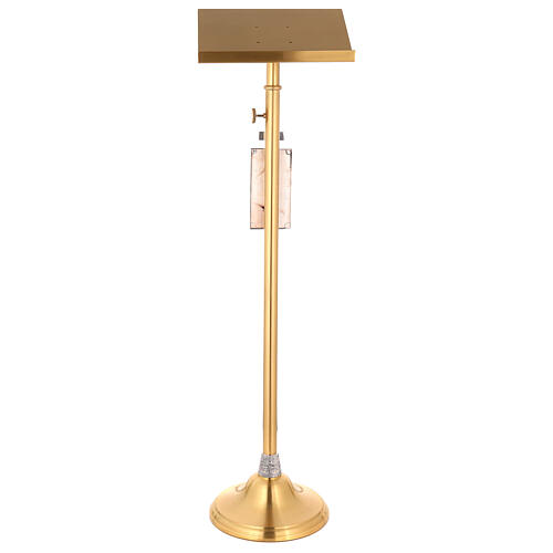 Molina lectern bookstand in golden brass 7