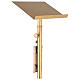 Molina lectern bookstand in golden brass s4
