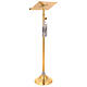 Molina lectern bookstand in golden brass s5