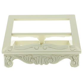 Atril de mesa madera barroco blanco