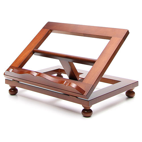 Estante de mesa mod. maxi madeira nogueira 2
