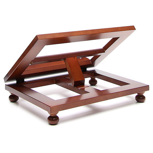 Estante de mesa mod. maxi madeira nogueira 3