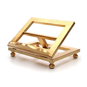 Tischpult aus Holz mit Blattgold 35x40 cm