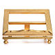 Estante mesa folha ouro 35x40 cm s6