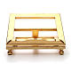 Estante mesa folha ouro 35x40 cm s1