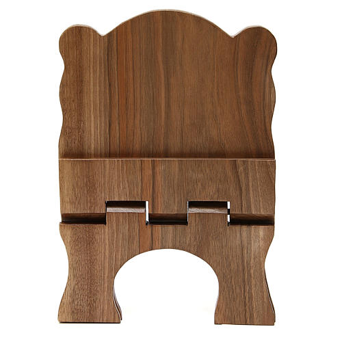 Atril de mesa de madera de nogal simple Monjes de Belén 5