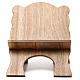 Atril de mesa de madera de nogal simple Monjes de Belén s1