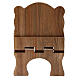 Atril de mesa de madera de nogal simple Monjes de Belén s5
