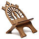 Book stand hand carved by the Bethlehem monks in Europena walnut wood s4