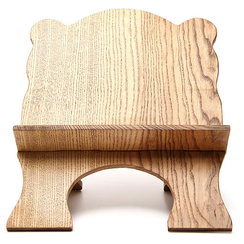 Book stand in white ash wood, simple model, hand carved by the Bethlehem monks 1