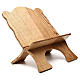 Book stand in white ash wood, simple model, hand carved by the Bethlehem monks s4