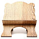 Book stand in white ash wood, simple model, hand carved by the Bethlehem monks s1