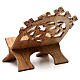 Book stand hand carved by the Bethlehem monks in white ash wood s3