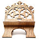 Book stand hand carved by the Bethlehem monks in white ash wood s1