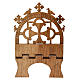 Book stand hand carved by the Bethlehem monks in white ash wood s5